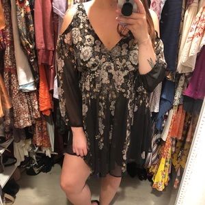 Free people floral dress- large